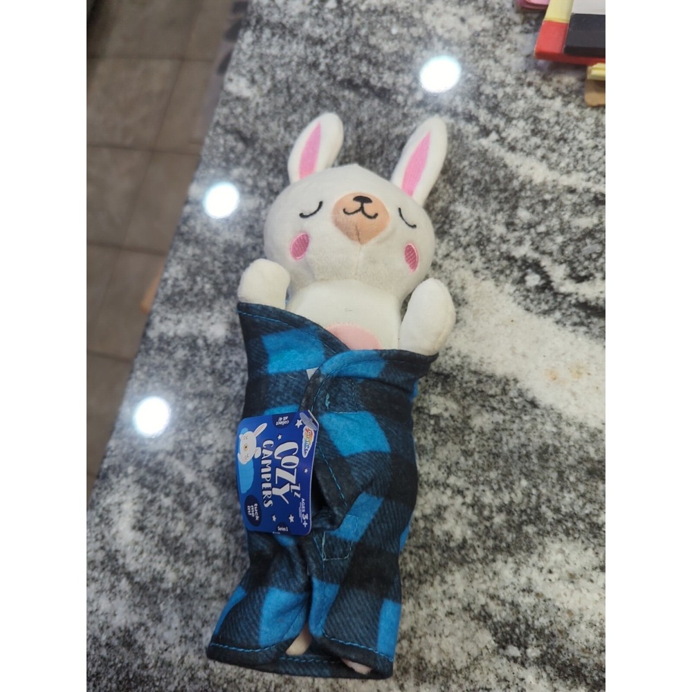 Cozy Campers Plush Rabbit Stuffed Rabbit "Tuck Them In"